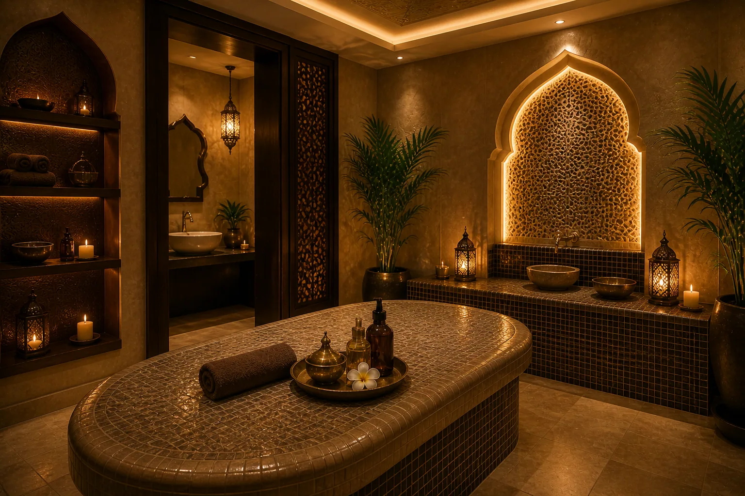 Al Bada Spa treatment room