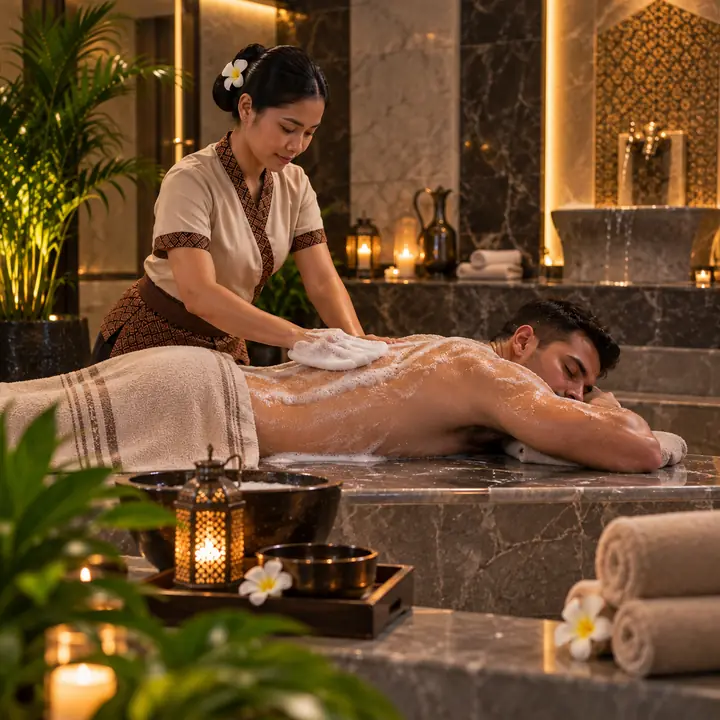Moroccan bath scrub