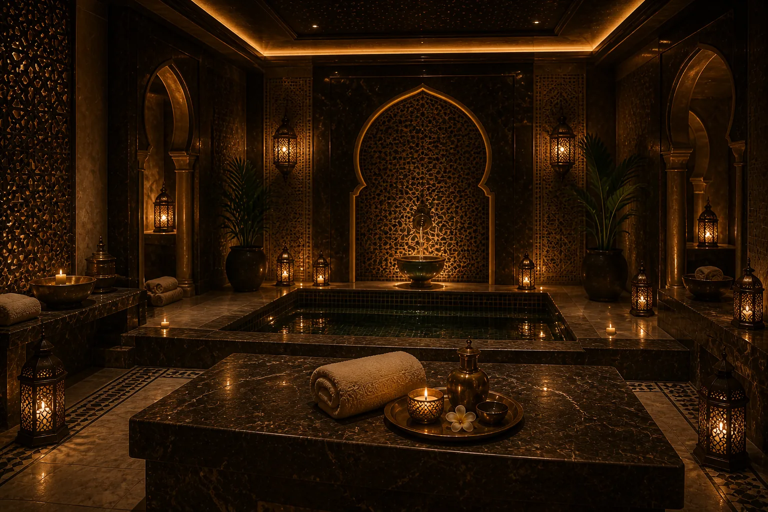 Luxury spa room at Al Bada Spa Al Ain